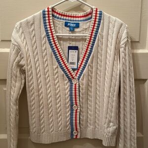 Prince Pickleball/Tennis Cotton Cardigan Sweater